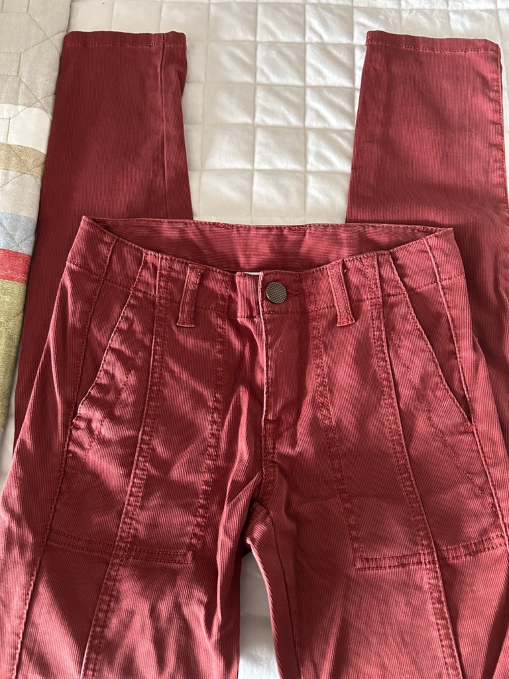 CAbi Rust-Toned Utility Pants